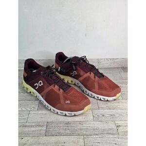 On Cloud Cloudflow Rust Orange Limelight 12.5men Running Shoes - Missing Insoles